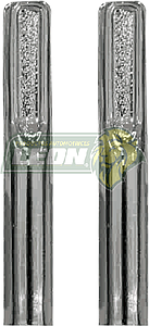 SEGURO o BOTON DE PUERTA VW 72-87 CROMADO ANTIRROBO T/O LISO (JGO. c/2 pz.)