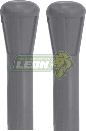 SEGURO o BOTON DE PUERTA NISSAN PICK-UP 2.4L D21 PLASTICO GRIS T/O CABEZA CONICA (JGO. c/2 pz.)