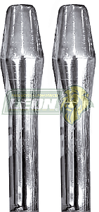 SEGURO o BOTON DE PUERTA VW 72-87 CROMADO ANTIRROBO T/O CONICO (JGO. c/2 pz.)