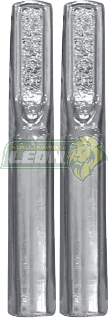 SEGURO o BOTON DE PUERTA G.M., FORD, CHRYSLER CROMADO ANTIRROBO T/O LISO (JGO. c/2 pz.)