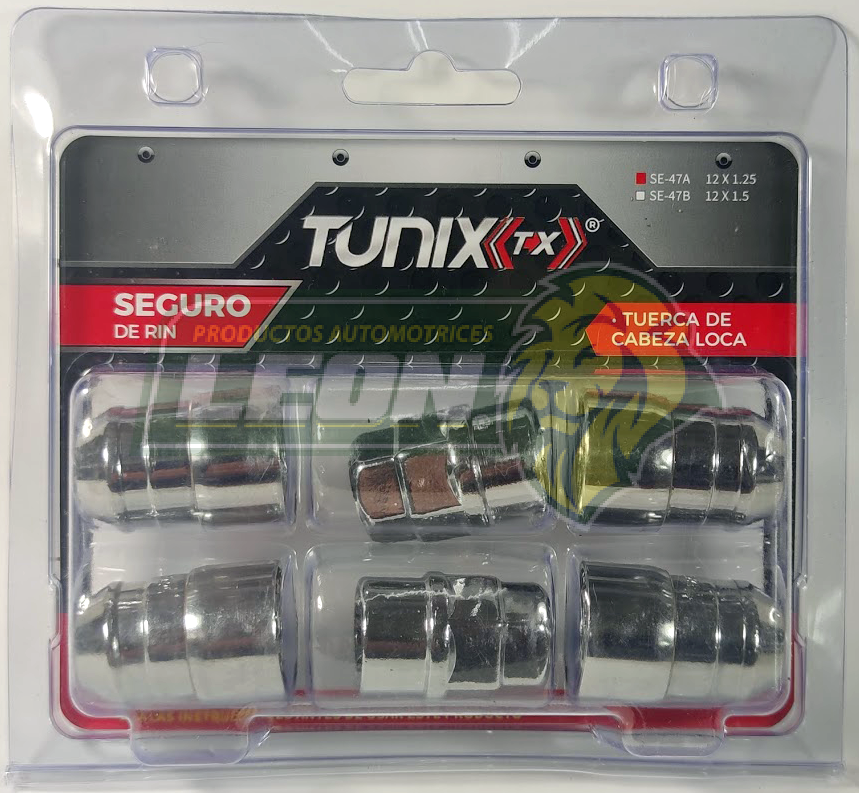 SEGUROS TUERCA CABEZA LOCA RIN 12x1.25 mm