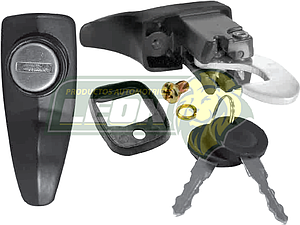 CHAPA TAPA DE MOTOR VW SEDAN C/LLAVE (NEGRA) ECO. AE