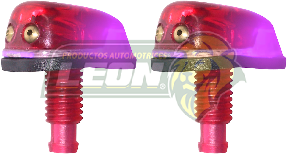 CHISGUETERO TRANS.COLORES C/LUZ ROJA (JGO. c/2 pz.)