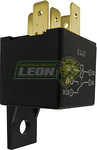 RELEVADOR (5 TERMINALES) P/ALARMA 587A 40A (RELAY)