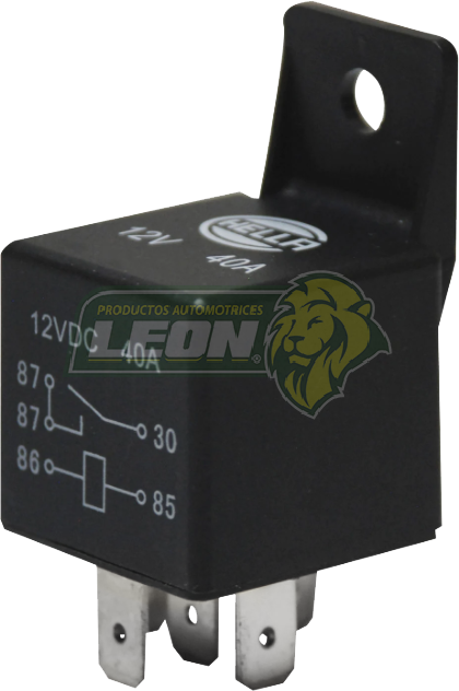 RELEVADOR (5 TERMINALES) 12V #30 40 AMP HELLA