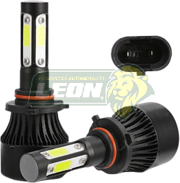 FOCO LED H11 ALTA Y BAJA SISTEMA COMPLETO 4 CARAS LED JGO