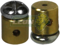 AHORCADOR CHICOTE DE ACELERADOR 1/32, CUERPO 5 mm, L: 5 mm, (TORN +) LATON (BOLSA c/10 pz.)