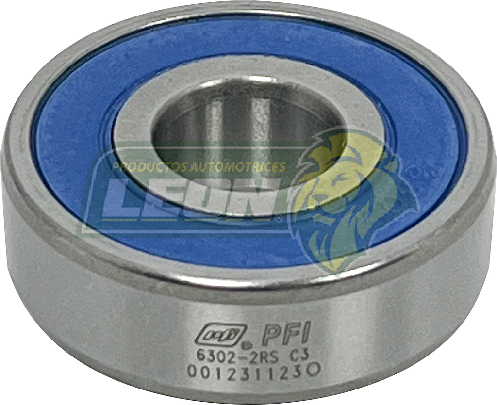 BALERO 6302 2RS TAPAS DE NEOPRENO RIGIDO 15x42x13 mm