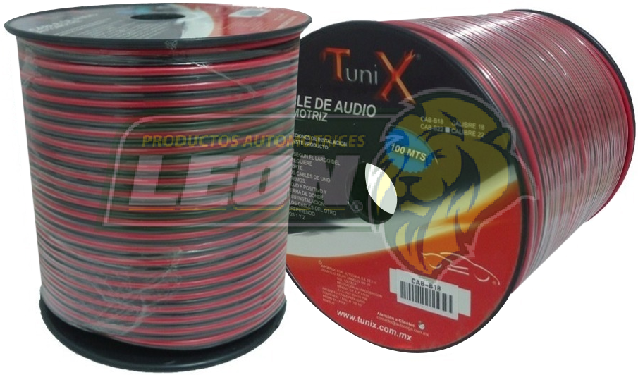 CABLE P/AUDIO BICOLOR 100 mt. CAL.18