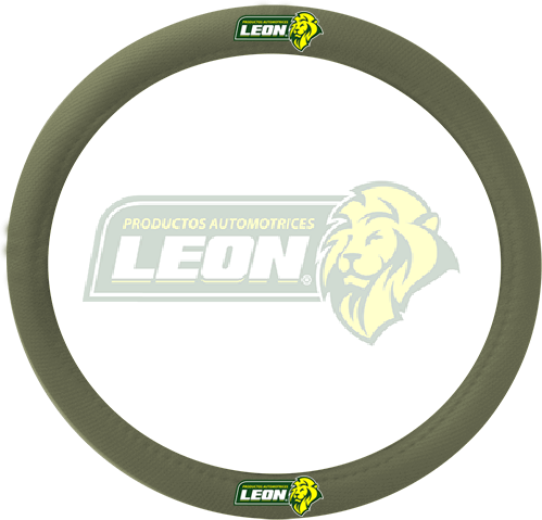 FUNDA P/VOLANTE TIPO PIEL BEIGE LISA C/HOYOS UNIVERSAL