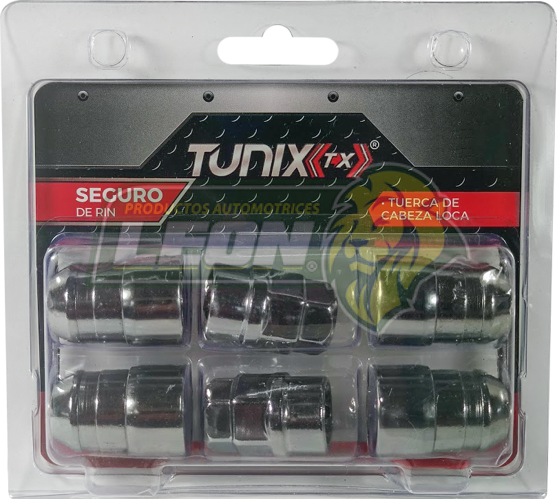 SEGURO DE RIN 1/2 20H TUERCA CABEZA LOCA TUNIX