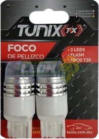 FOCOS DE PELLIZCO 7440, 3LED, CON CAPUCHA Y FUNCION DE FLASH, BLANCO (PAR)