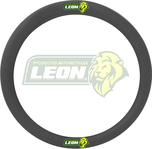 FUNDA P/VOLANTE T/PIEL GRIS GRANDE (TANGA) DEDOS MARCADOS P/CAMIONETAS