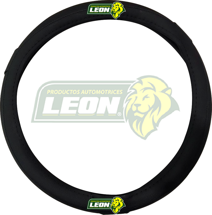 FUNDA P/VOLANTE TIPO PIEL NEGRA UNIVERSAL