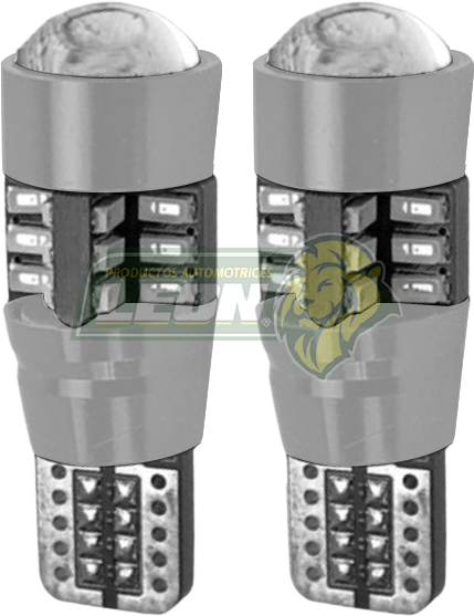 FOCO PELLIZCO 12V 27 LEDS C/CANBUS, LUPA Y FUNCION ESTROBO BLANCO (JGO. c/2 pz.) TUNIX