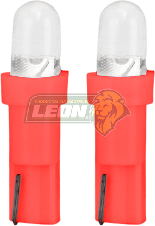 FOCO TIPO PELLIZCO MINI 12V LED ROJA  (JGO. c/2 pz.) TUNIX