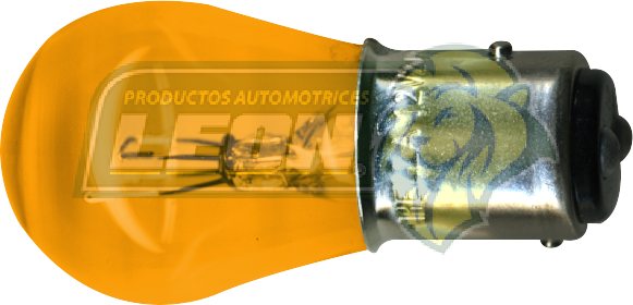 FOCO 2 POLOS P/DISPAREJA AMBAR 12V=27/9W BAY15dHELLA
