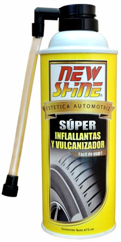 INFLALLANTAS Y VULCANIZADOR NEW SHINE 400 gr.