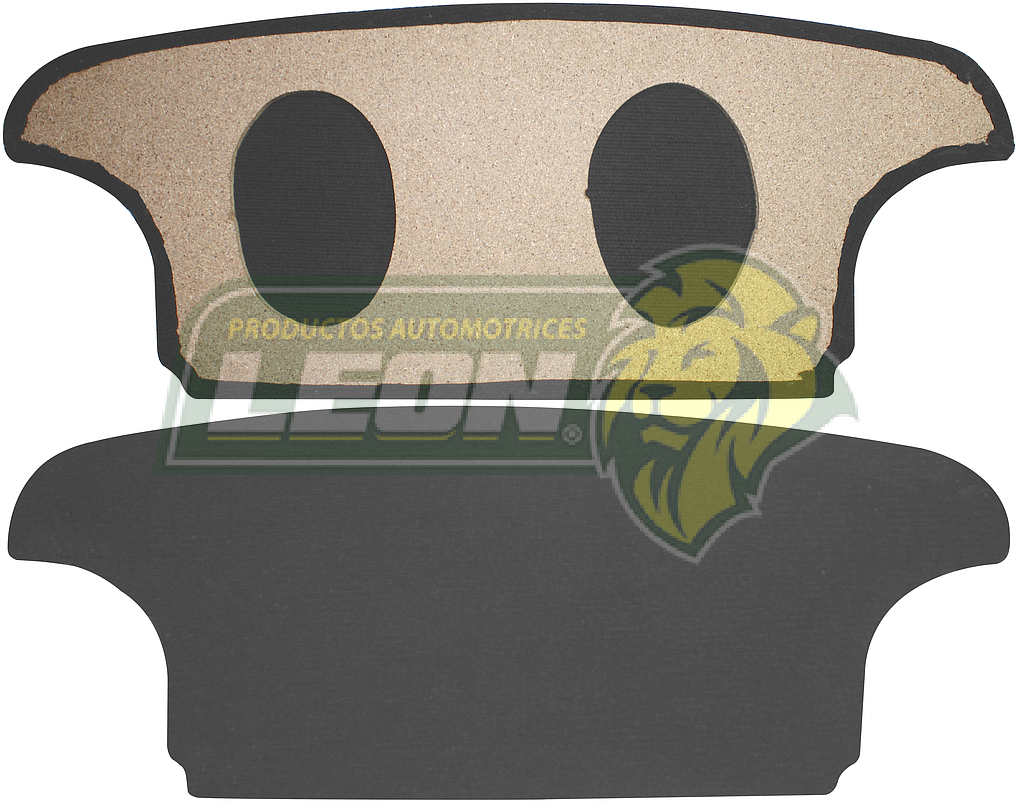 TAPA TRASERA P/BOCINAS ATOS ALFOMBRA GRIS MOD. VIEJO