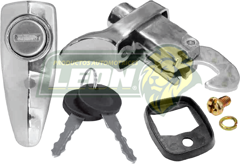 CHAPA TAPA DE MOTOR VW SEDAN C/LLAVE (CROMADA) ECO. AE