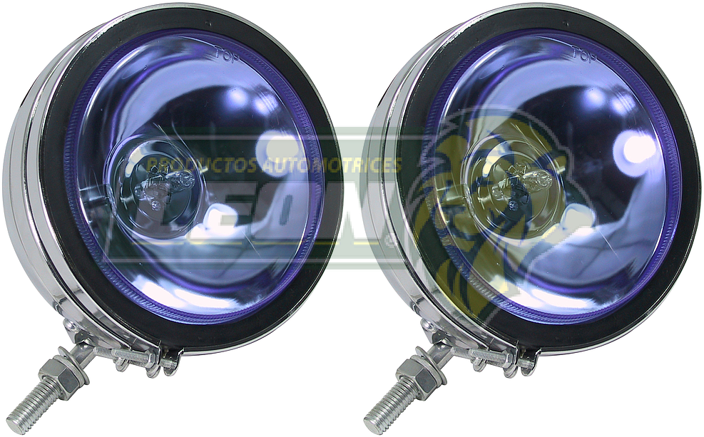 JUEGO FARO 4X4 6" AZUL TIPO JACKMAN