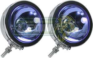 JUEGO FARO 4X4 6" AZUL TIPO JACKMAN