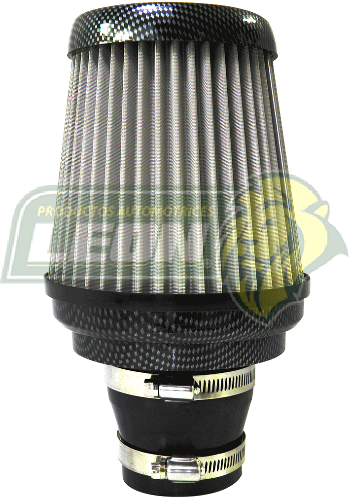 FILTRO AIRE ALTO FLUJO C/COPLE INCLUIDO CARBONO