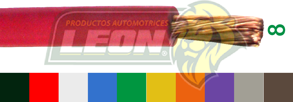 CABLE PLASTICO Cal.8 ($ x METRO) (ANTES 0634)