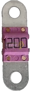 FUSIBLE TIPO CORBATA 200 amp. LILA VW BORA, RENAULT, MAZDA, SEAT, AUDI, FORD, BMW