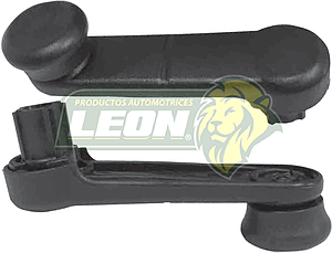 MANIJA ELEVAR VIDRIO FORD “VASTAGO LARGO” CAMIONETAS 93-18, E150, E250, E350 S. DUTY, E450 S. DUTY, ECONOLINE VAN, F150, F250, F250 S. DUTY, F350, F450, F53, F550 S. DUTY, F59, F650, F750, LOBO, RANGER, WINDSTAR T/O NEGRA (M-70003) (1 pza.) AE