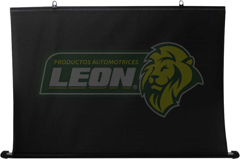 CORTINA DE ROLLO RETRACTIL 90 cm FIJA C/P (NEGRA) UNIVERSAL