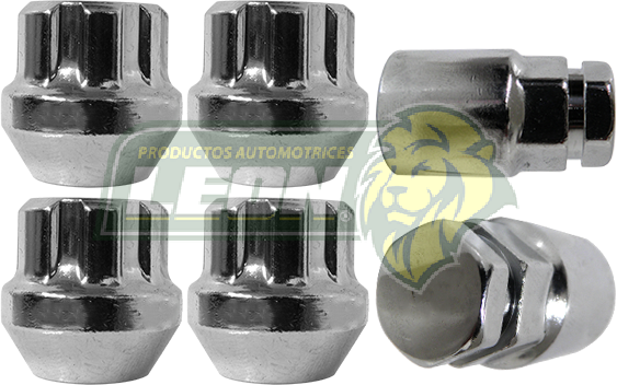 SEGURO RIN TUERCA PASADA 2 LLAVES 14x1.5 mm TUNIX