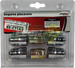 SEGURO RIN PLACACERO 14x2.0 mm TUERCA C/LOCA