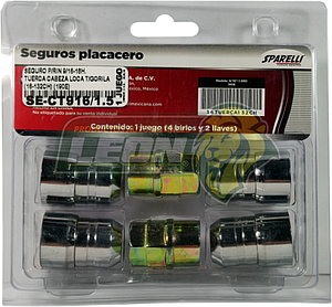 SEGURO RIN PLACACERO 9/16-18H TCA C/LOCA