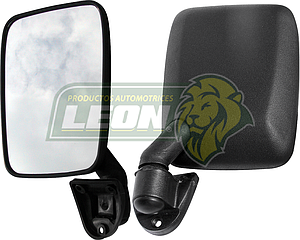 ESPEJO COMBI 1800 NEGRO PLAST. IZQ.CHINO (688-100-I-N)