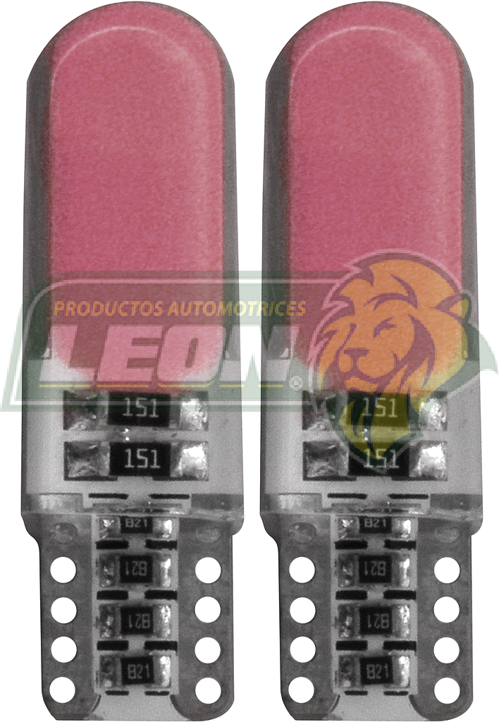 FOCO PELLIZCO 158 12V 12 HIPERD LEDS COB CANBUS ROSA (JGO. c/2 pz.) TUNIX