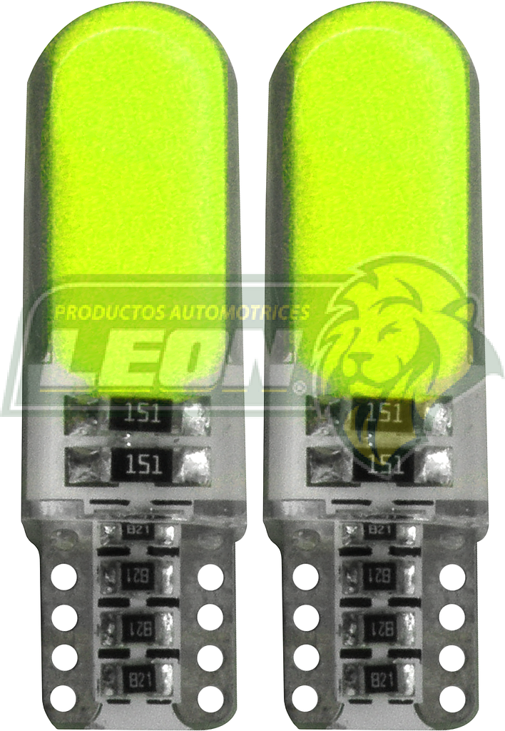 FOCO PELLIZCO 158 12V 12 HIPERD LEDS COB CANBUS VERDE (JGO. c/2 pz.) TUNIX