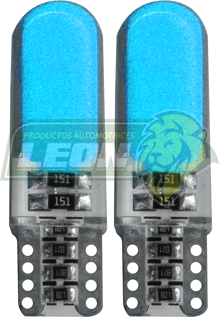FOCO PELLIZCO 158 12V 12 HIPERD LEDS COB CANBUS AZUL (JGO. c/2 pz.) TUNIX