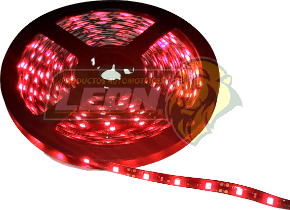 ROLLO HIPERLEDS (300 LEDS 3528 ROJOS) 5 mts. RECORTABLE