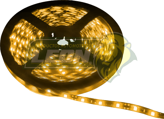 ROLLO HIPERLEDS (300 LEDS 3528 AMARILLOS) 5 mts. RECORTABLE