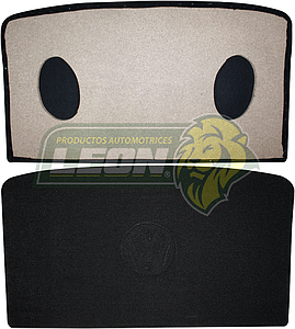TAPA TRASERA P/BOCINAS VW GOLF A3 ALFOMBRA NEGRA