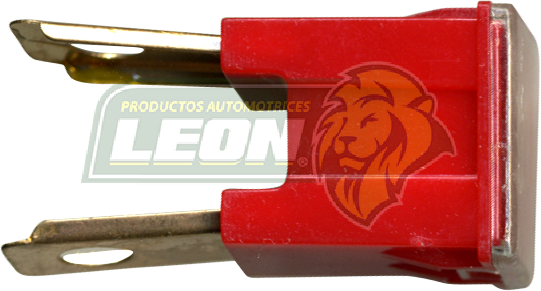 FUSIBLE T/MUELA MACHO 50 AMP. ROJO MODER