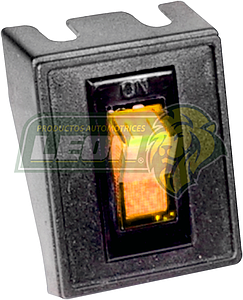 SWITCH DE TABLERO BOTON AMARILLO C/LUZ JF9041AMARILLO