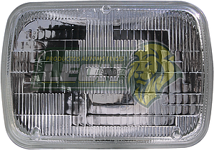 UNIDAD HALOGENO SELLADA H6054 12V 76/55W 3T. 18.5x14 cm.