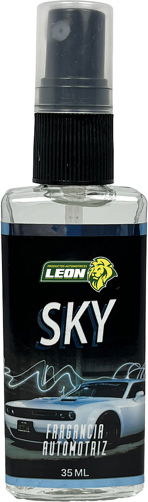 AROMATIZANTE o FRAGANCIA AUTOMOTRIZ LIQUIDO (ENVASE VIDRIO) 35 ml. CABALLERO SKY (NAUTICA)