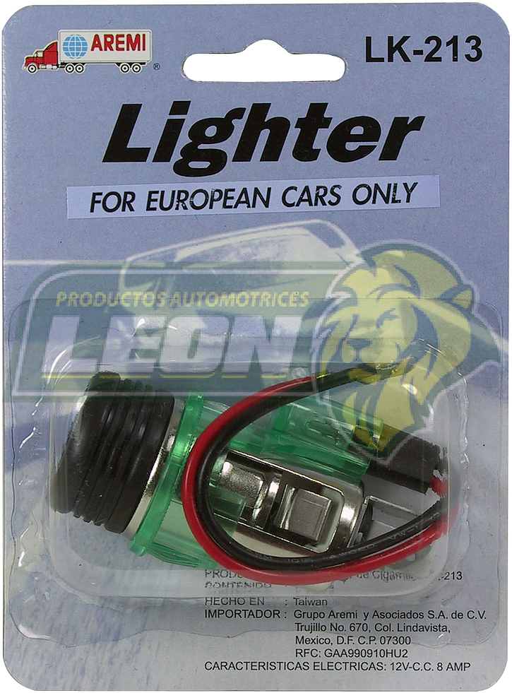 ENCENDEDOR DE CIGARRILLOS P/JETTA = LK213