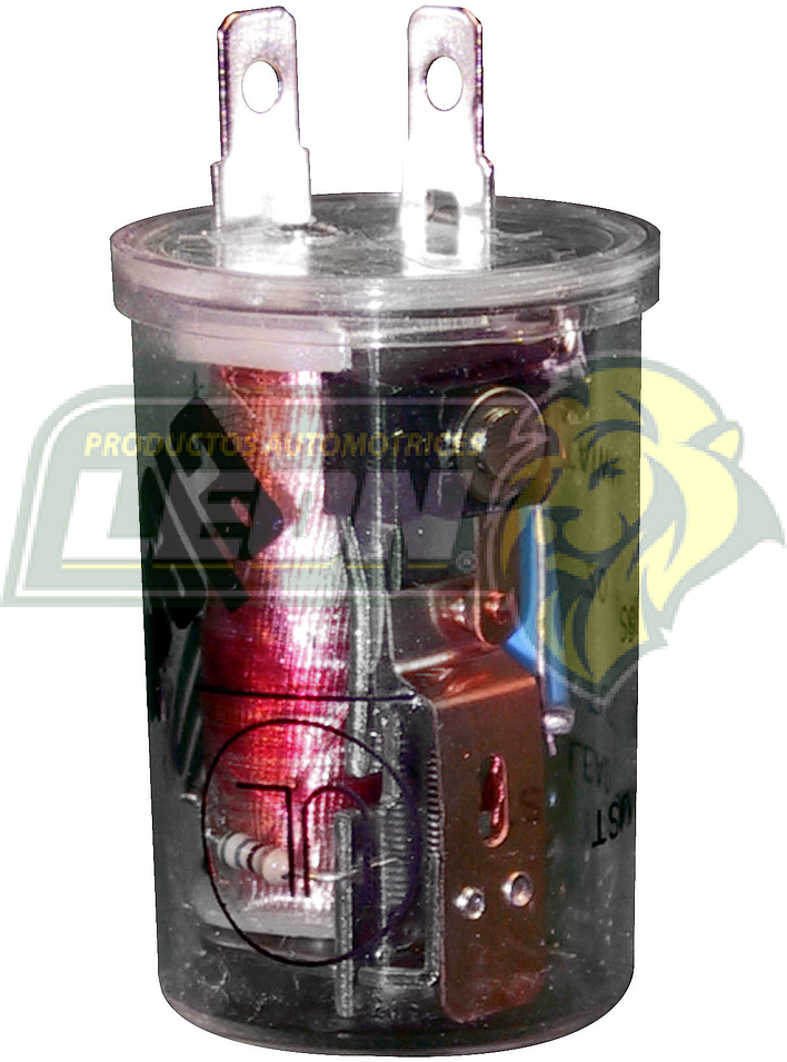 FLASHER REFORZADO 2 PATAS TRANSPARENTE