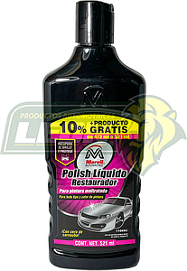 POLISH LIQUIDO RESTAURADOR BLANCO PARA TODO TIPO DE COLOR Y PINTURA MALTRATADA 521 ml MARVIL