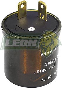 FLASHER REFORZADO 2 PATAS 12V CORTO