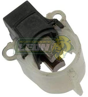 PORTACARBON ALTERNADOR CADILLAC, JEEP, DODGE, CHRYSLER, PONTIAC 01-05 2 OREJAS, 2 CARBONES (104210-306, P98274)